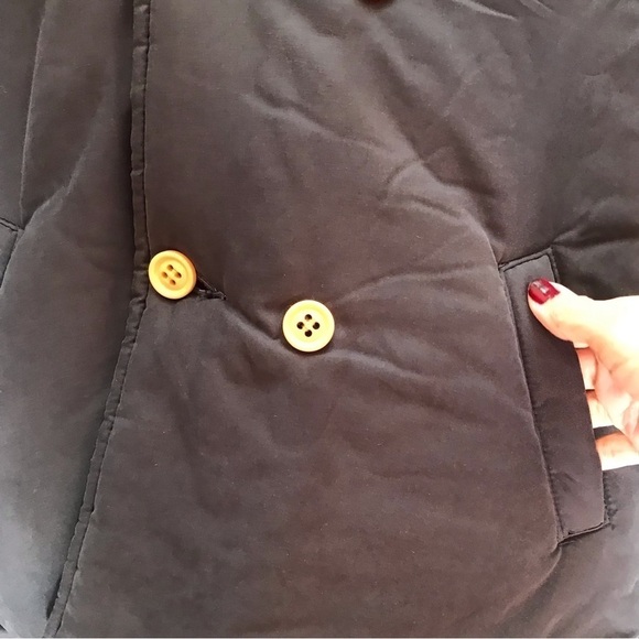 Honey Bee Double Breasted Blue Coat, Removable Hood, Nice, Thick & Soft, Size 15 - Picture 8 of 16